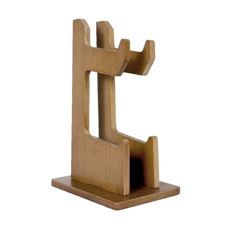 Soporte de madera para gatos y perros, exhibidor de escritorio - imagen 2