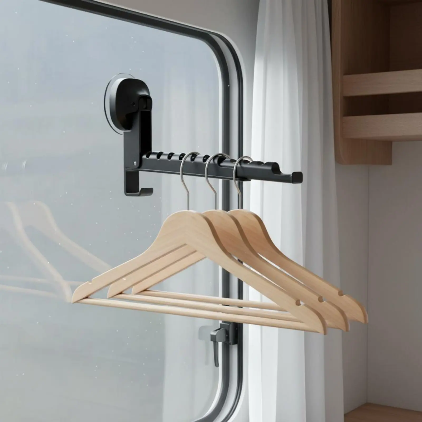 Tendedero de ropa con ventosas impermeable, para gatos y perros - imagen 3