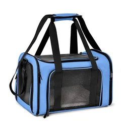 Bolsa de transporte transpirable para gatos y perros pequeños en coche