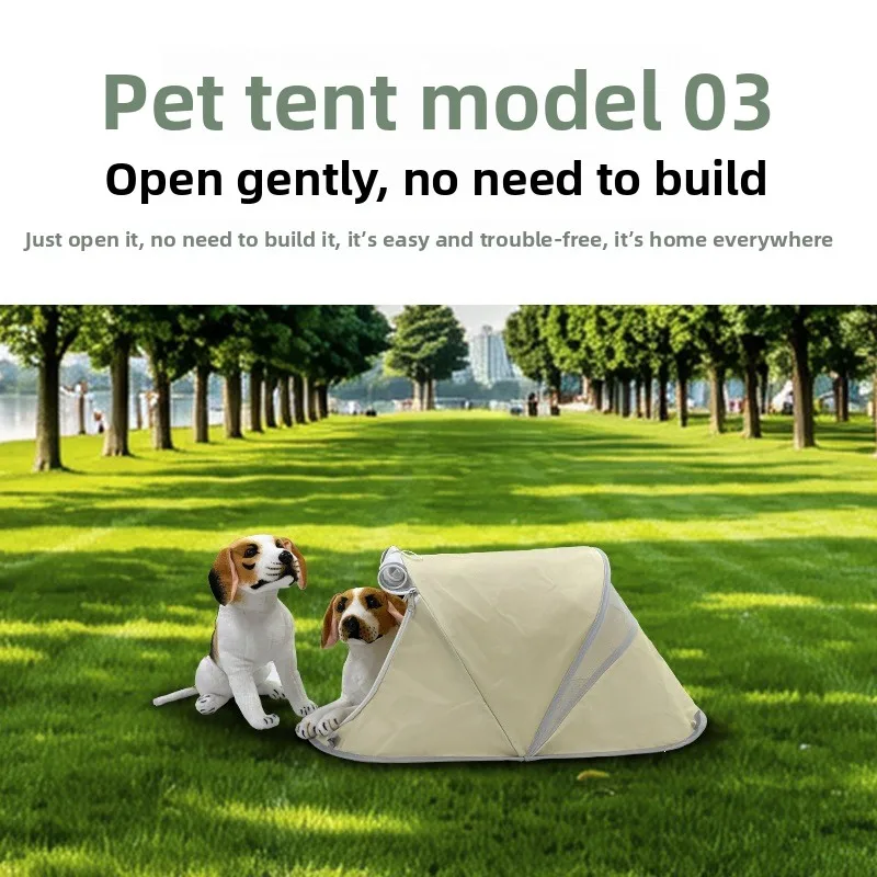 Carpa portátil plegable para gatitos y cachorros – Transpirable - imagen 3