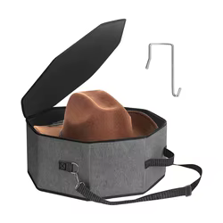 Bolsa plegable viaje sombreros Fedora vaquero, anti polvo y golpes