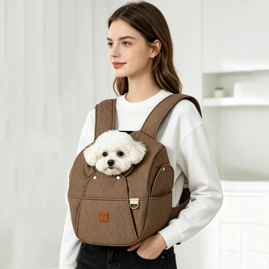 Mochila porta mascota doble uso para gatos y perros - imagen 4