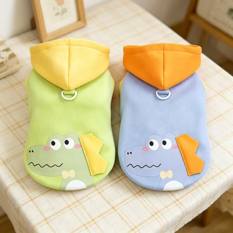 Sudadera con capucha estampada para perros y gatos – Otoño - imagen 4