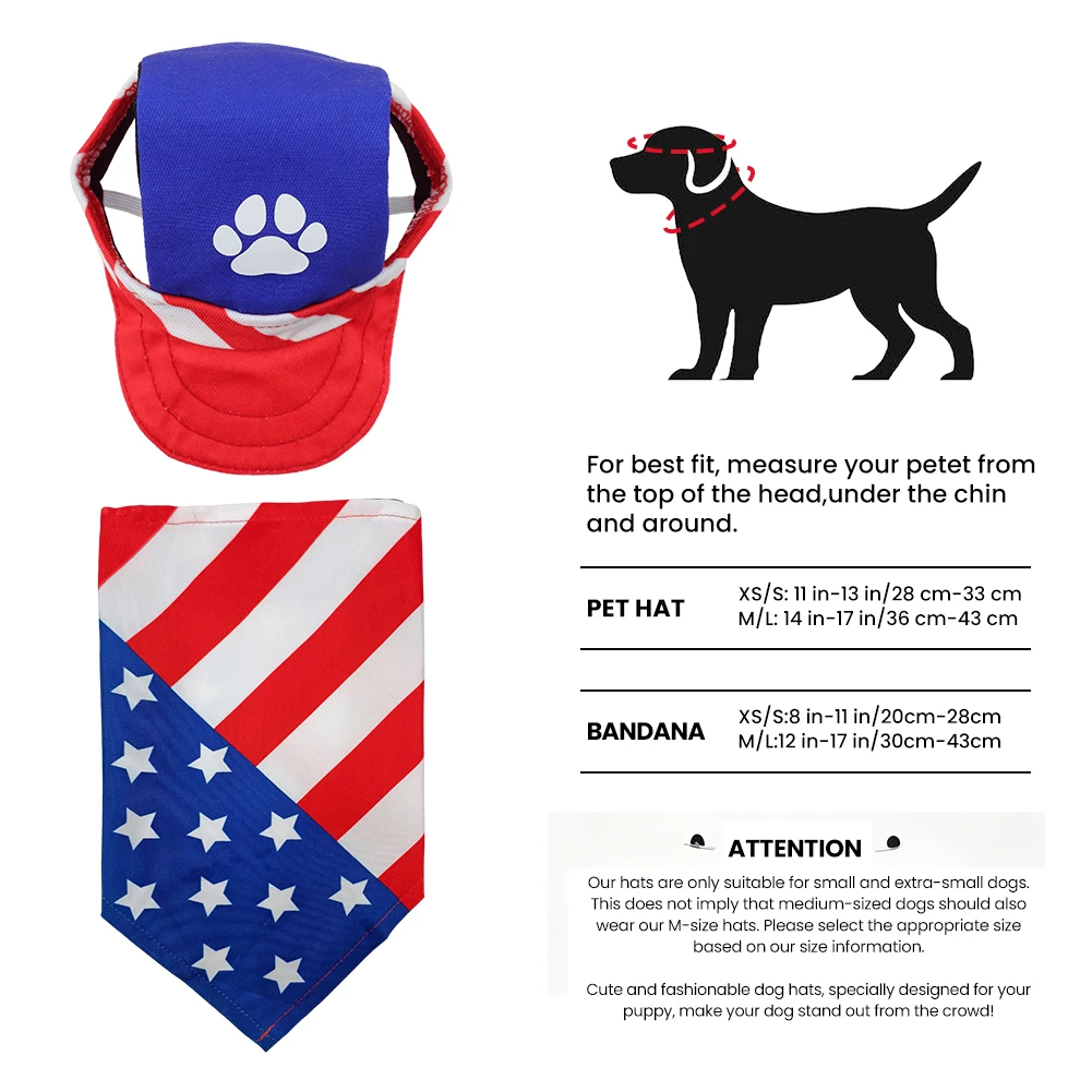 Gorro ajustable para perro pequeño