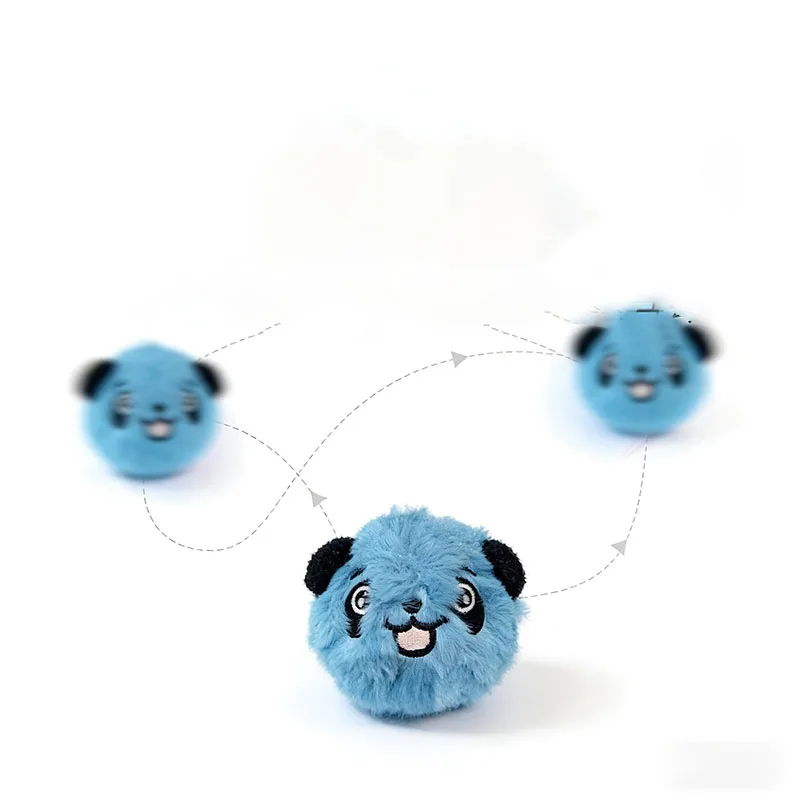 Pelota de peluche resistente a mordidas, detalle de textura