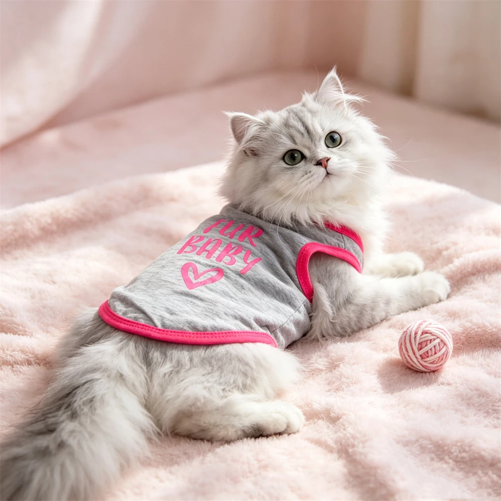 Chaleco Verano Estampado para Gatos y Perros Pequeños - imagen 4