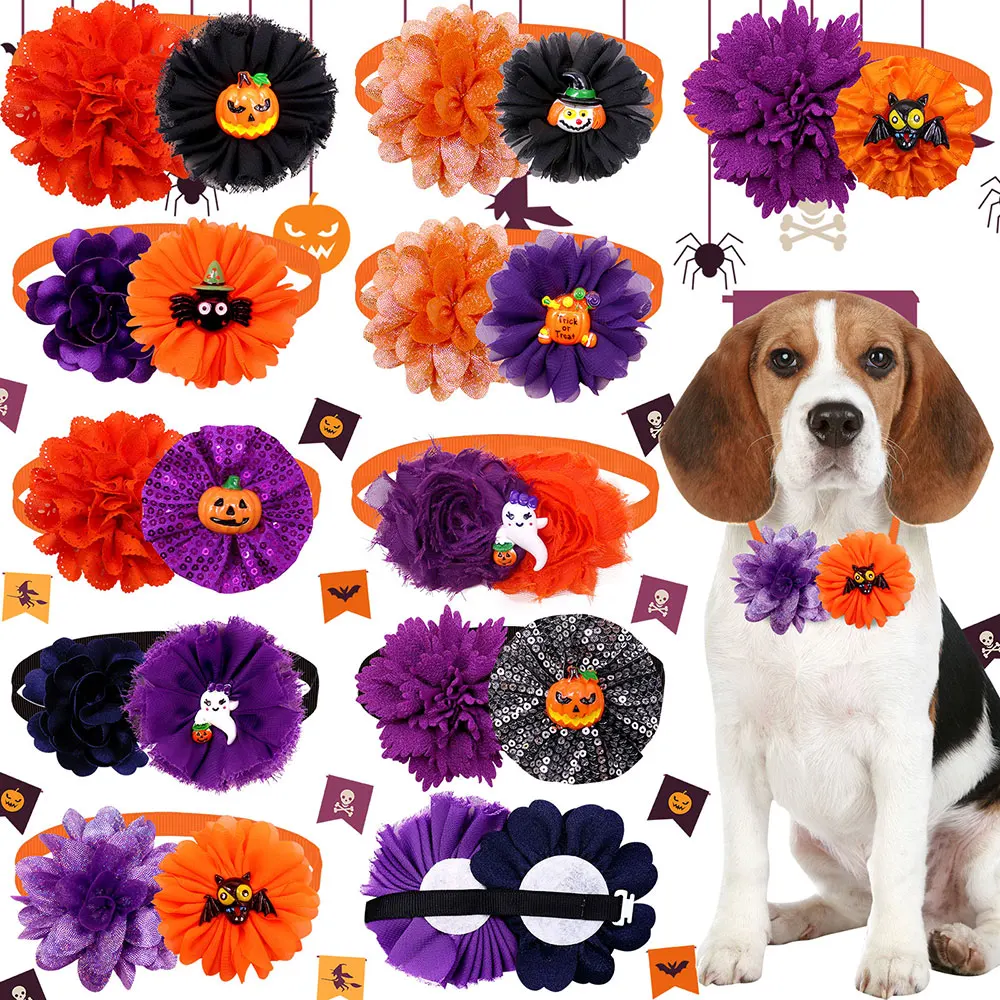 Pajarita de calabaza para perro pequeño
