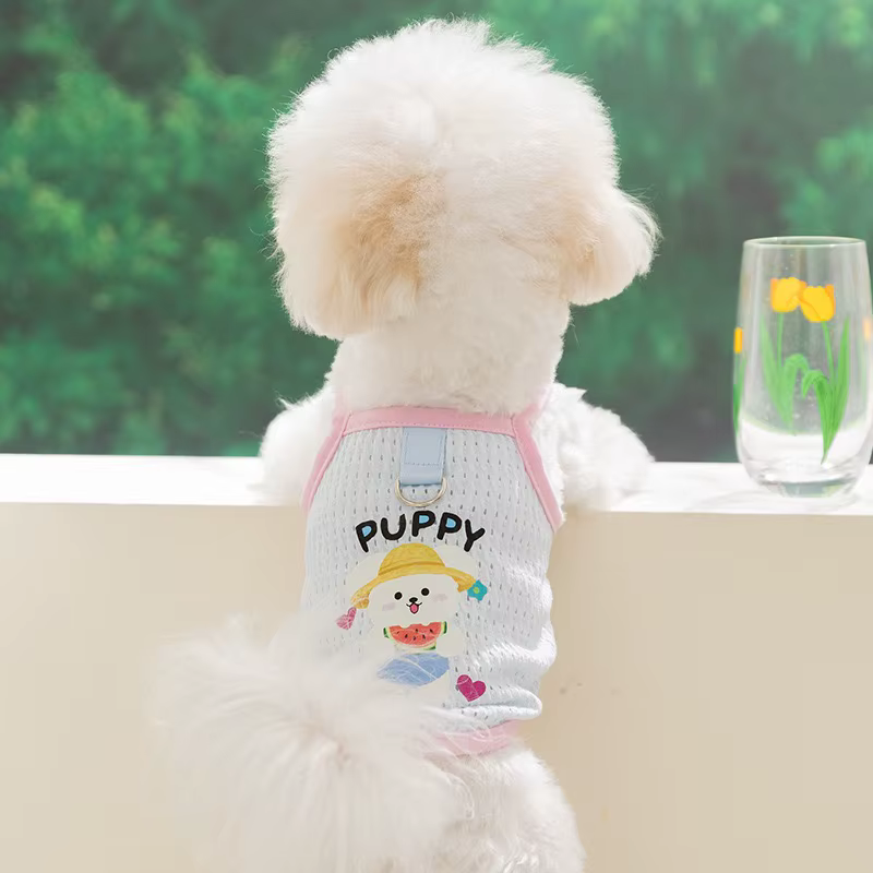 Camiseta verano transpirable para Bulldog Francés: ropa ligera - imagen 4