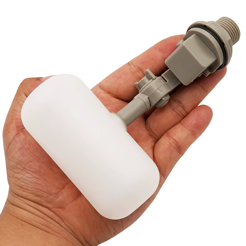 Válvula flotante instalada en acuario