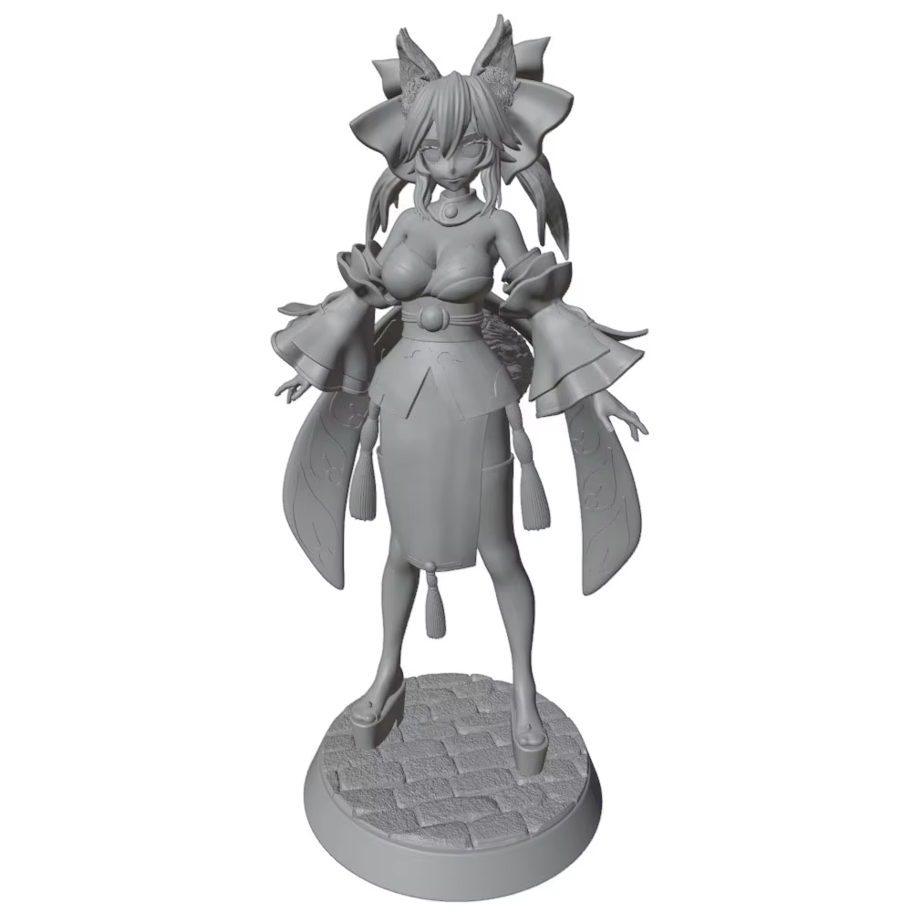 Figura de anime sin pintar para montar – Miniatura GK impresa en 3D - imagen 4