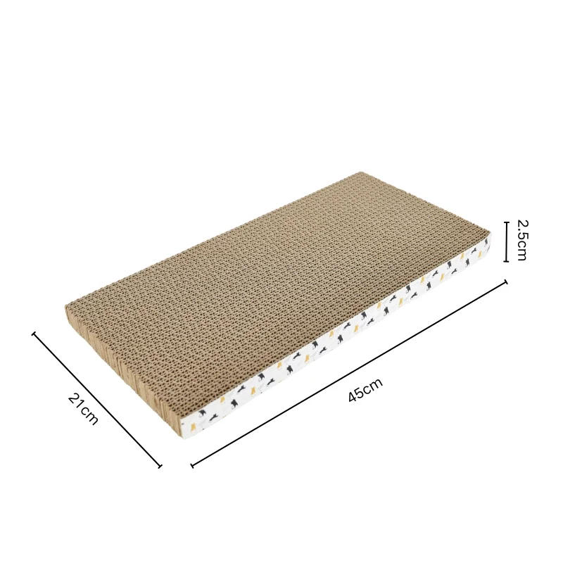 Rascadores para Gatos, Tabla de Cartón para Rascar, Almohadillas Duraderas de Papel Corrugado para Afilar Garras, Sofá para Mascotas, Accesorios para Gatitos vista lateral