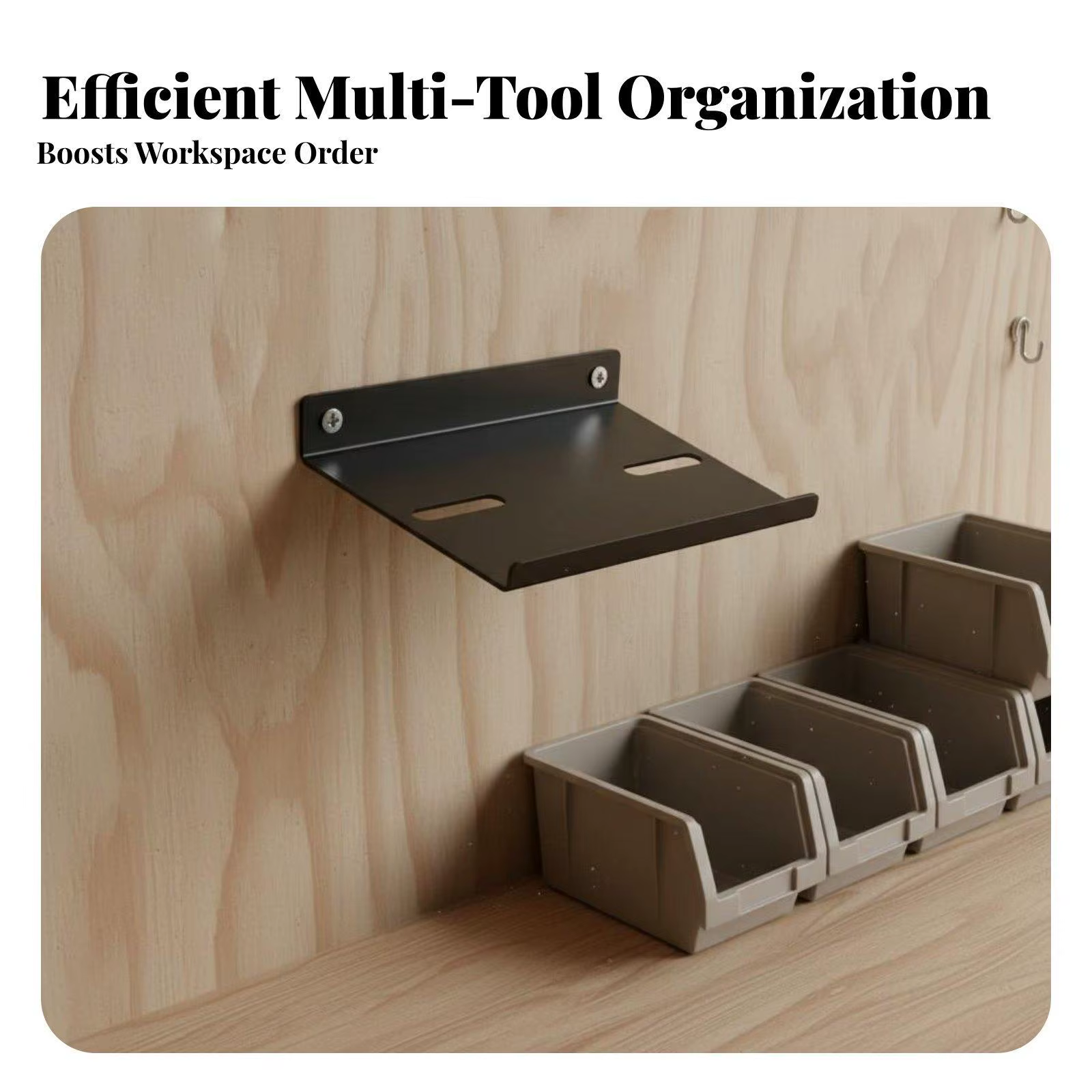 Soporte de Pared para 4 Sierras – Organizador de Taller - imagen 5