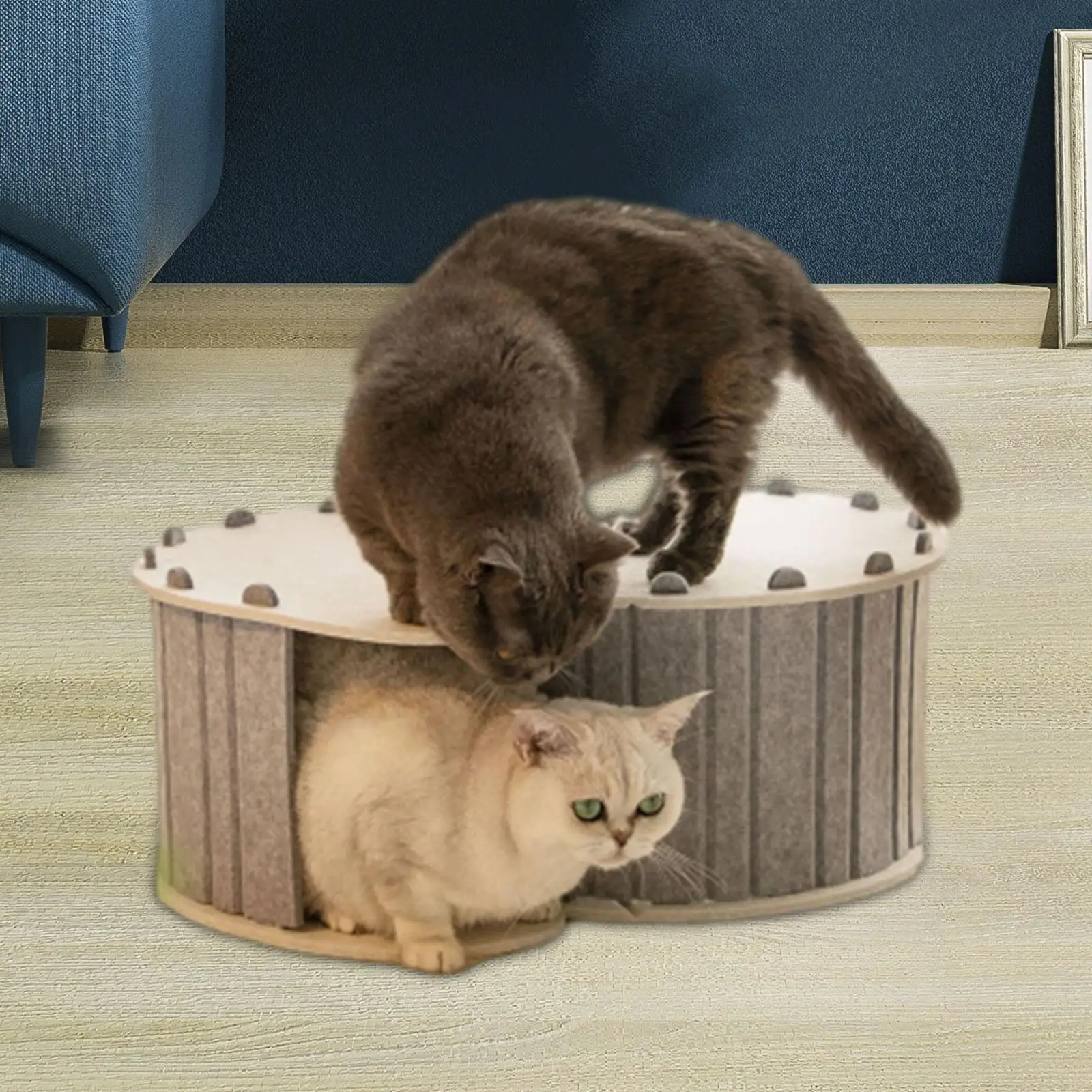 Cat Bed Cave Hideaway Hideout Breathable Cat Nest Cat Tunnel Bed for Pet Small, Medium And Large Cats Kitty Cat Birthday