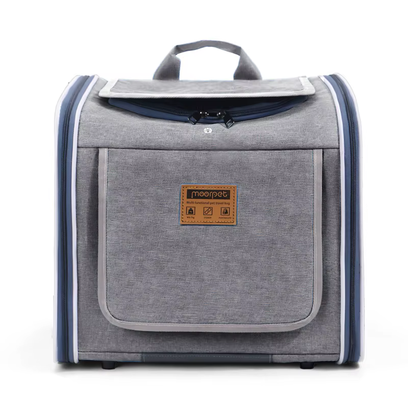 Bolsa bandolera para gato estilo nórdico – Transporte en coche y bici