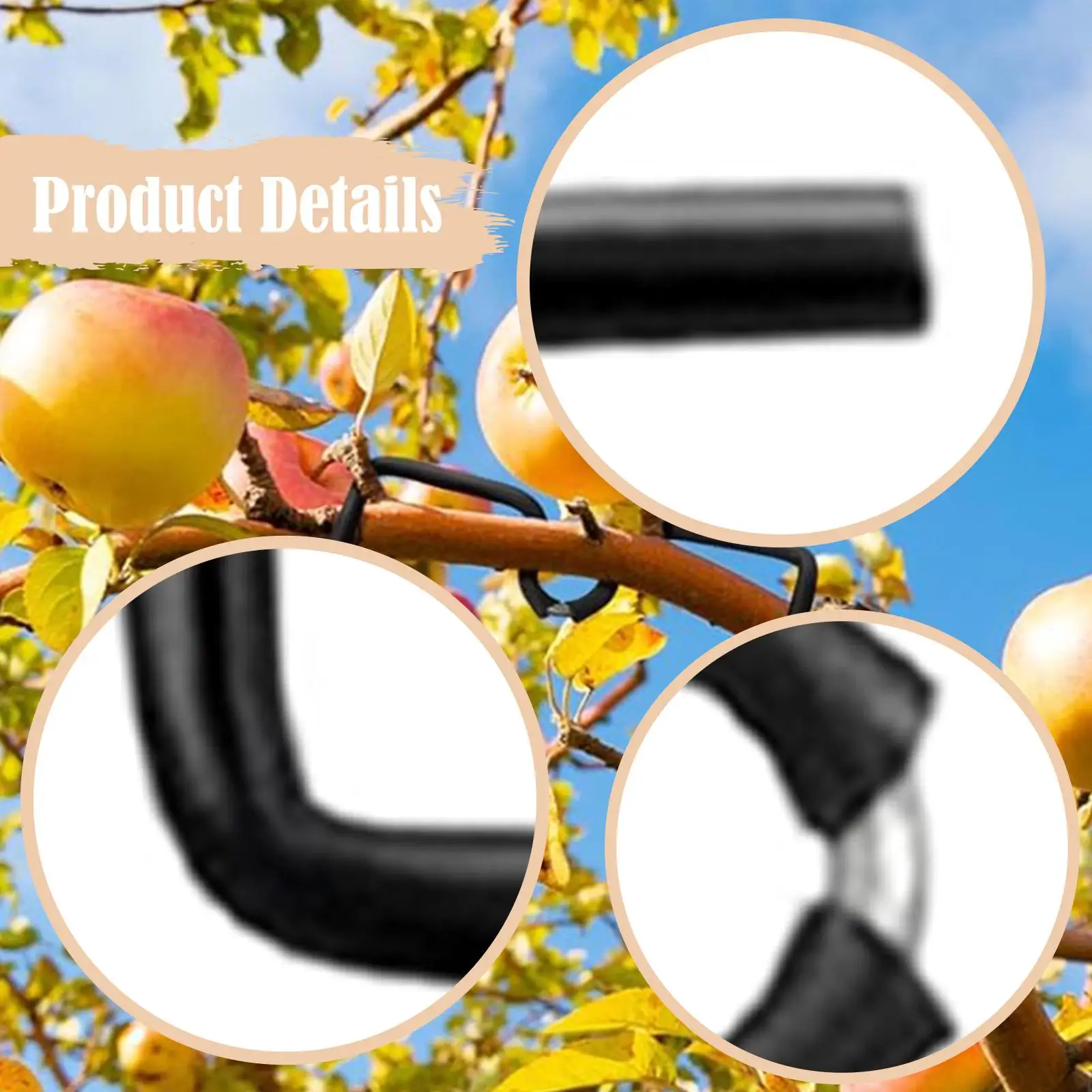 Fruit Tree Branch Bending Tools Soft Hose Non Damaging Garden Spreader for Fruit Tree Outside Use