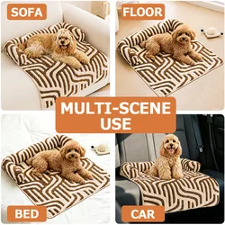 Cama para perros y gatos estilo sofá con base antideslizante acolchada