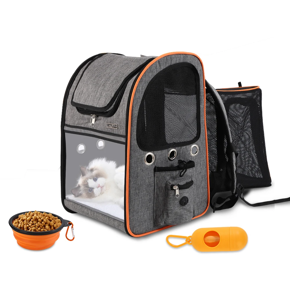 Transportín grande con correas ajustables para gato y perro mediano - imagen 2