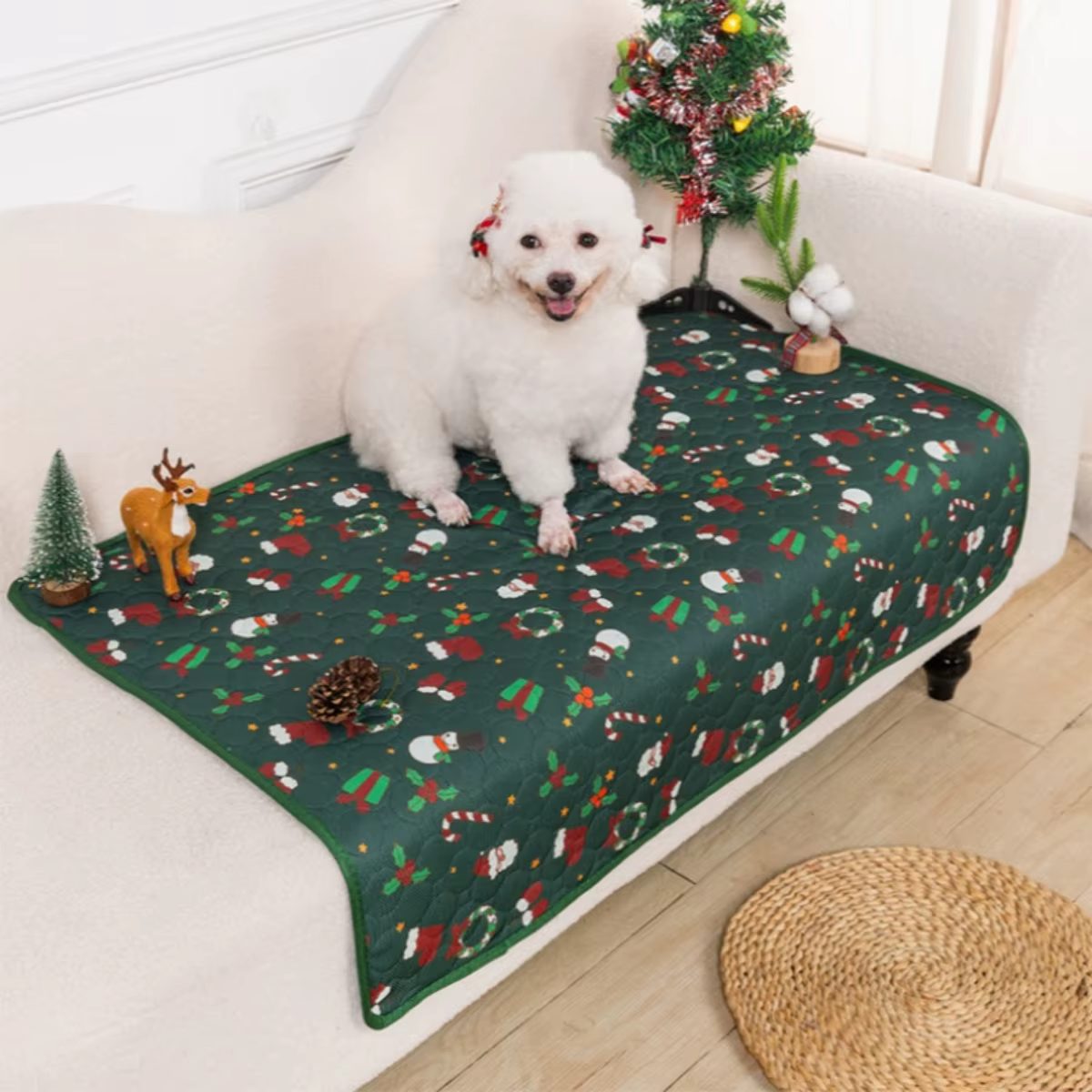 Alfombrilla absorbente para orina de mascotas QiuqiuPetty