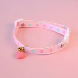 Collar ajustable de seguridad para gatos y perros con diseño sonriente