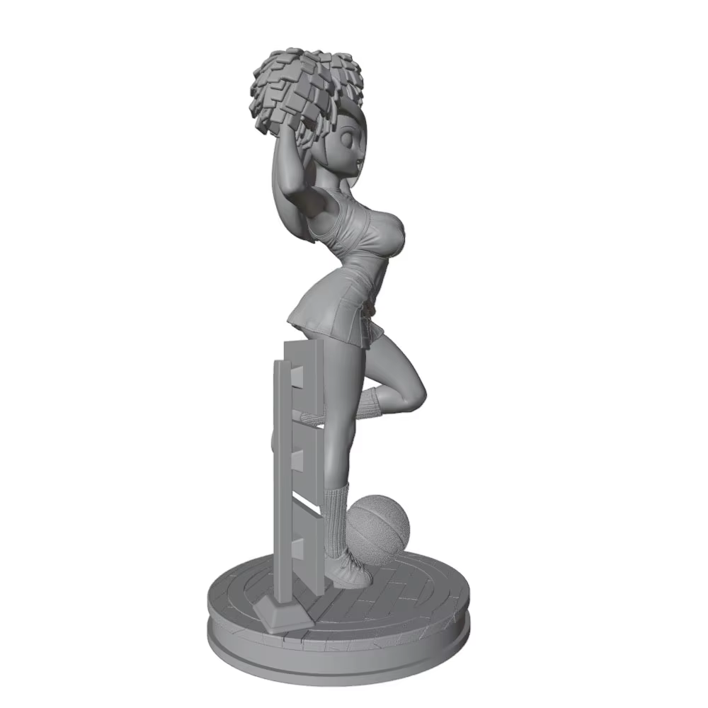 Figura femenina de resina a escala 1:24 para montar y pintar - imagen 2