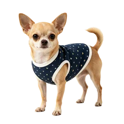Camiseta de algodón con corazón para perro pequeño