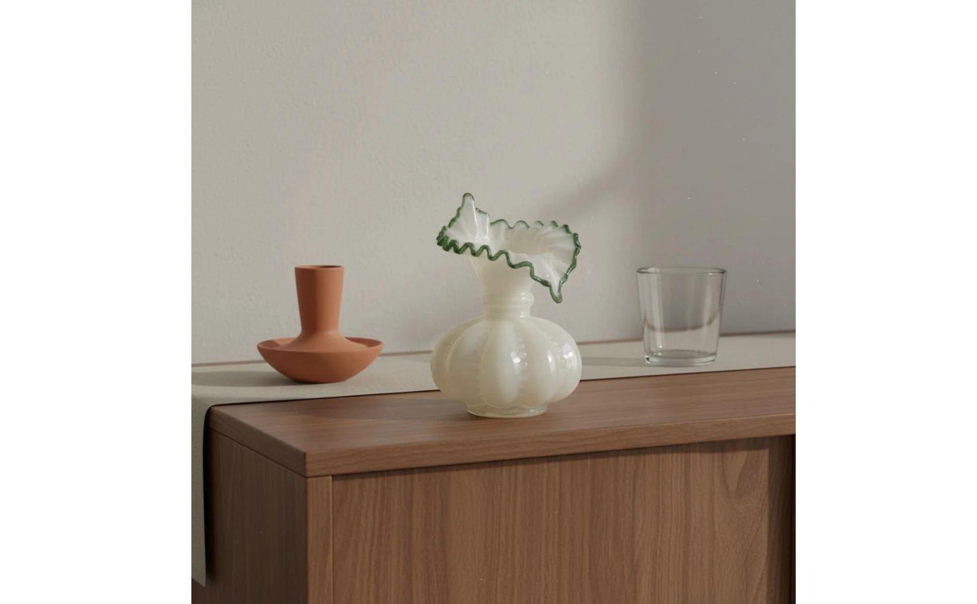 Uso como decoración de mesa con flores