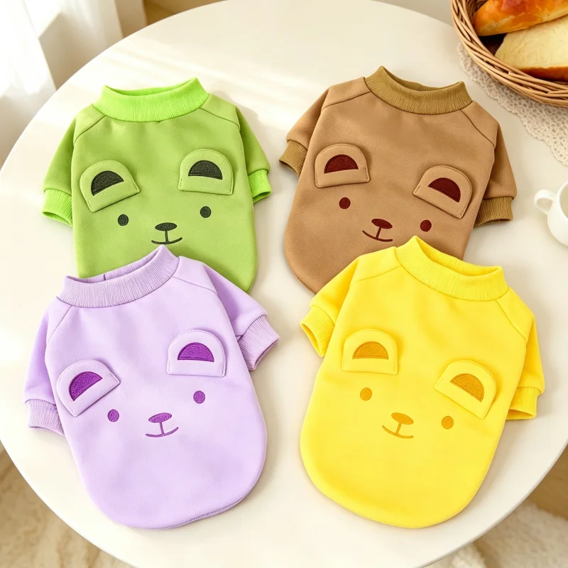 Sudadera con capucha de osito para perros pequeños y gatos – Yorkie - imagen 5