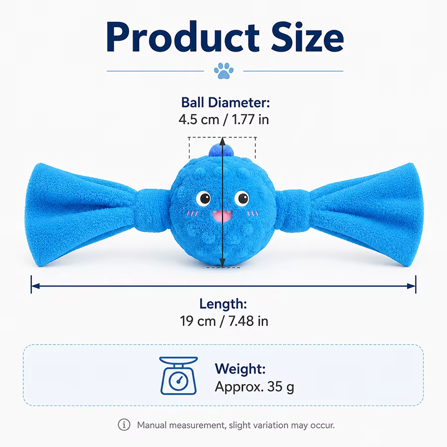 Peluche saltarín para perros con diseño atractivo y textura suave