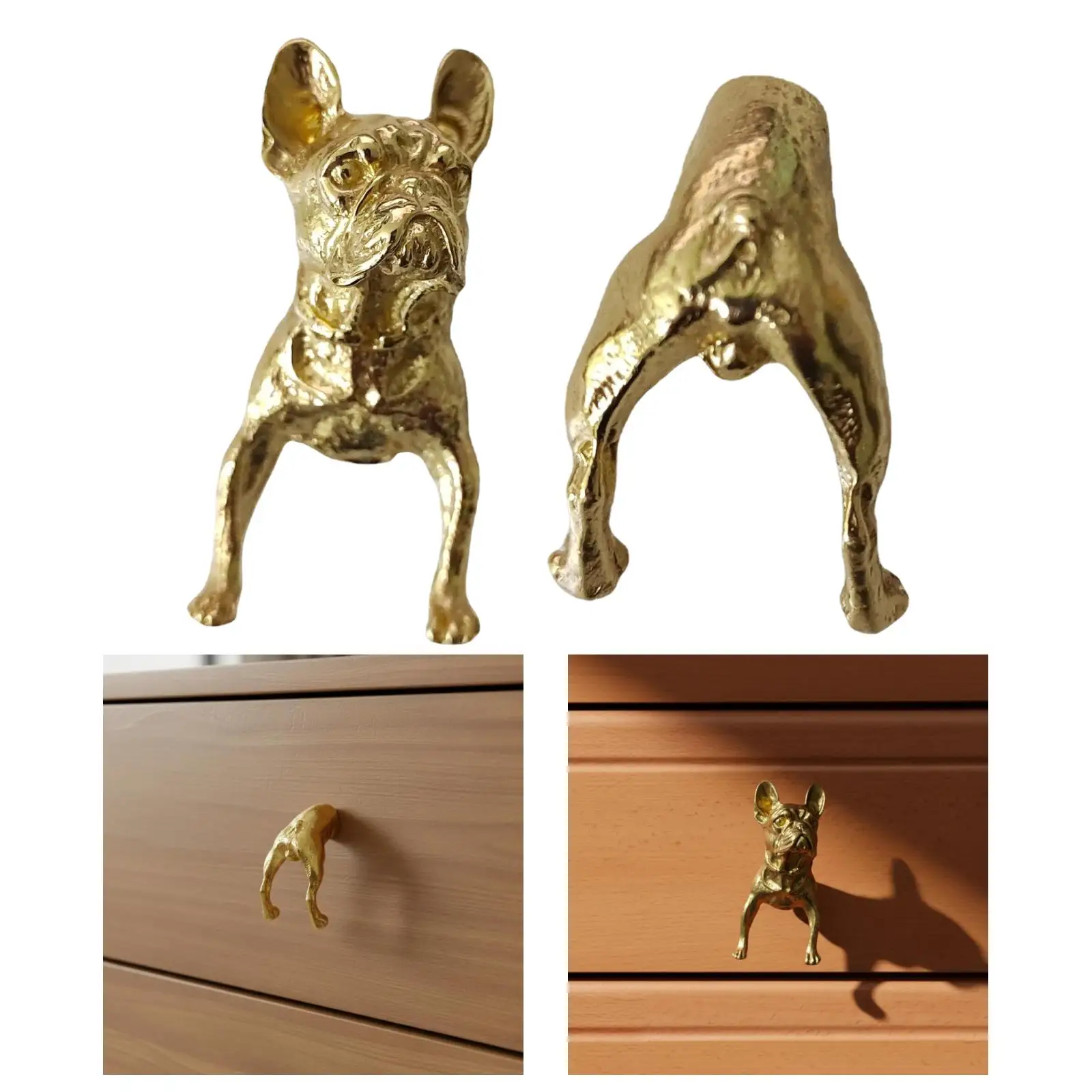Tirador decorativo de latón de repuesto para muebles, hogar de mascotas - imagen 3