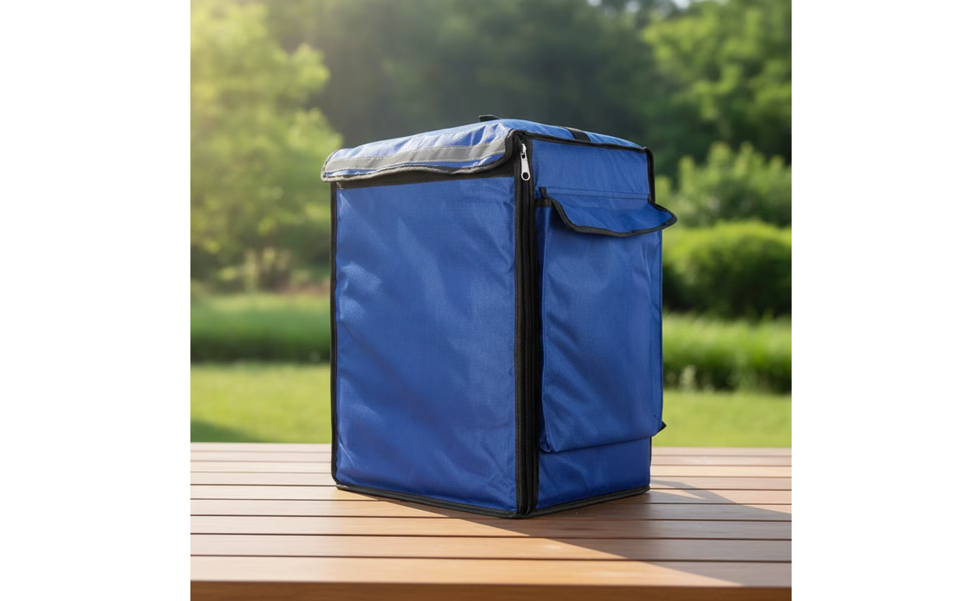 Vista de la mochila de herramientas y capacidad de almacenamiento