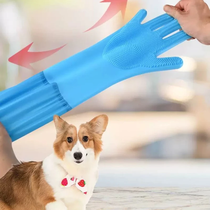 Textura de silicone con nódulos del guante