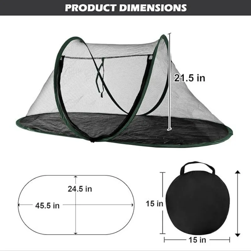 Carpa de mascotas bote plegable y ligera, perros y gatos - imagen 4