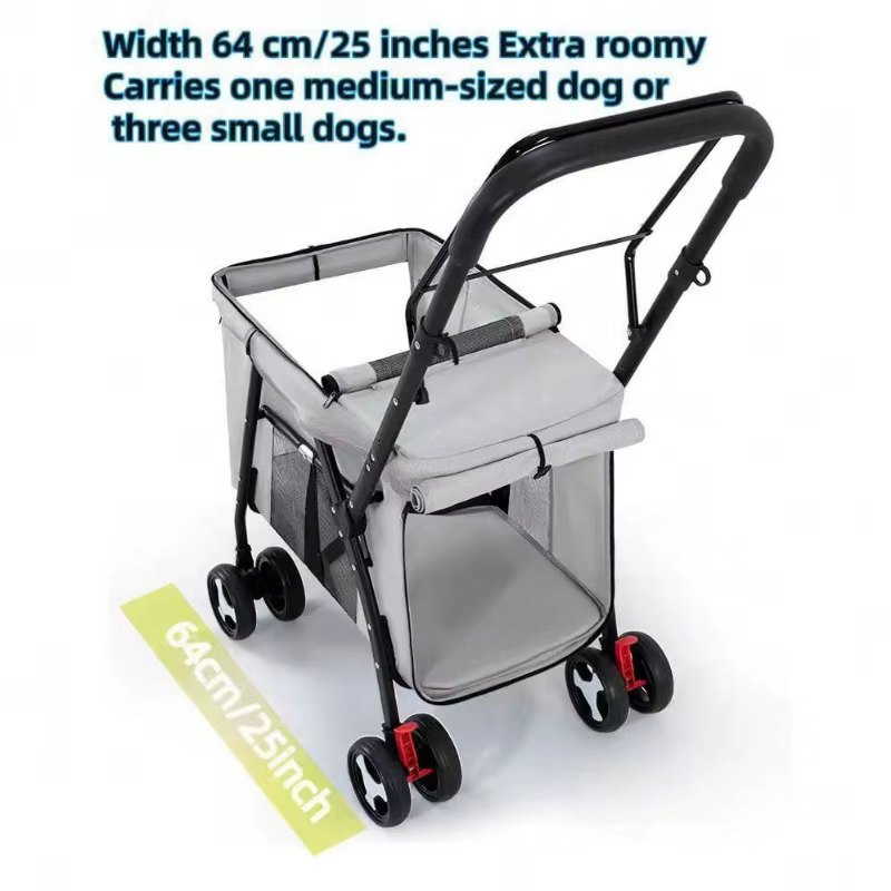 Carrito plegado y compacto