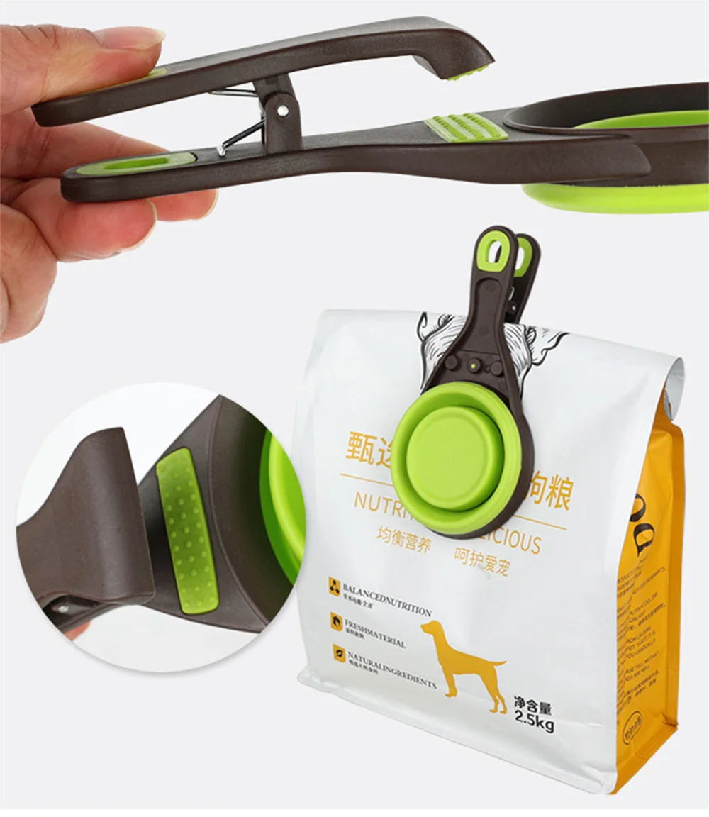 Cuchara medidora plegable de silicona para perros y gatos - imagen 5