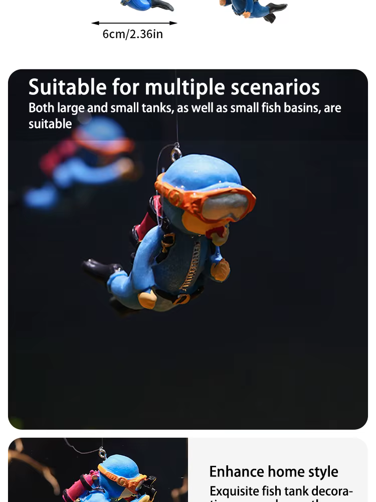 Decoración en armonía con el entorno del acuario