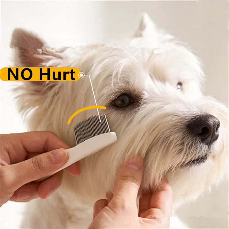 Peine para gatos y perros: antipulgas, acero inox y nudos - imagen 4