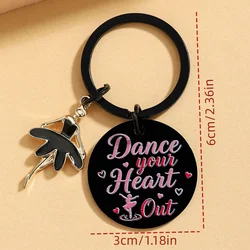 Llavero de baile para amantes de la danza para gato y perro