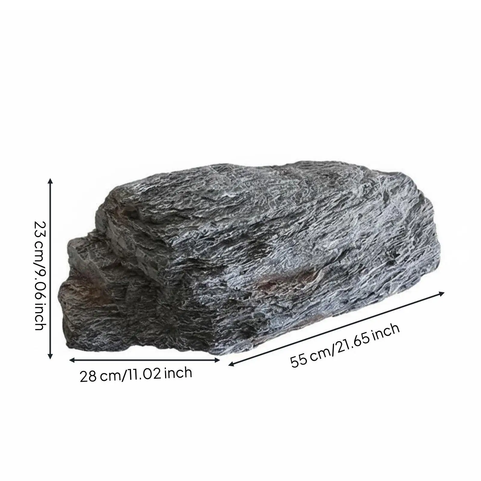 Roca decorativa de espuma para acuario y terrario – Piedra natural - imagen 3