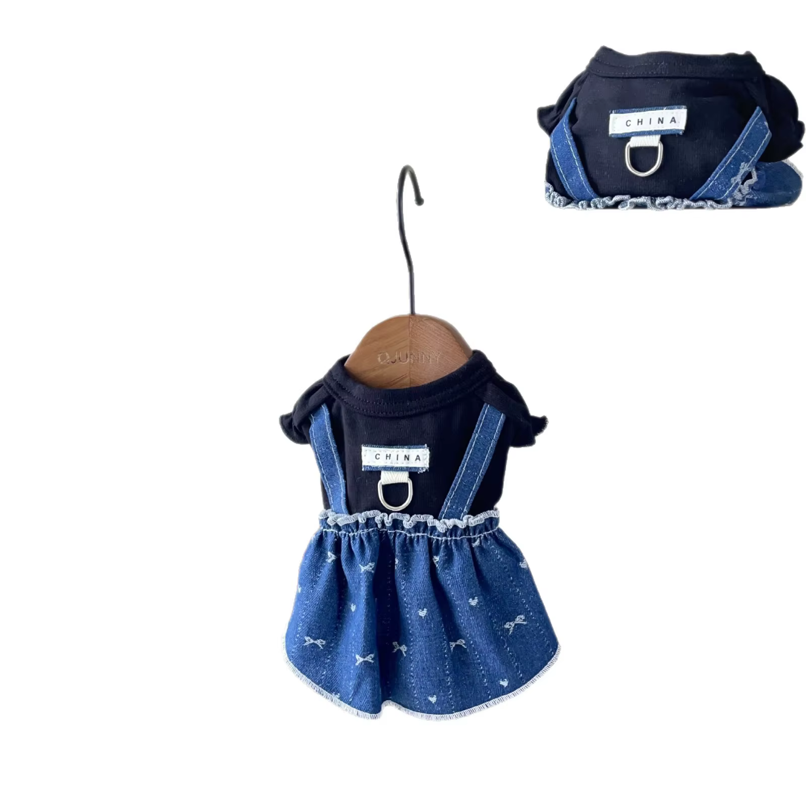 Ropa invierno perros pequeños: camisa vaquera y vestido tirantes - imagen 5