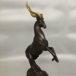 Estatuas decorativas de animales duraderas para sala y entrada