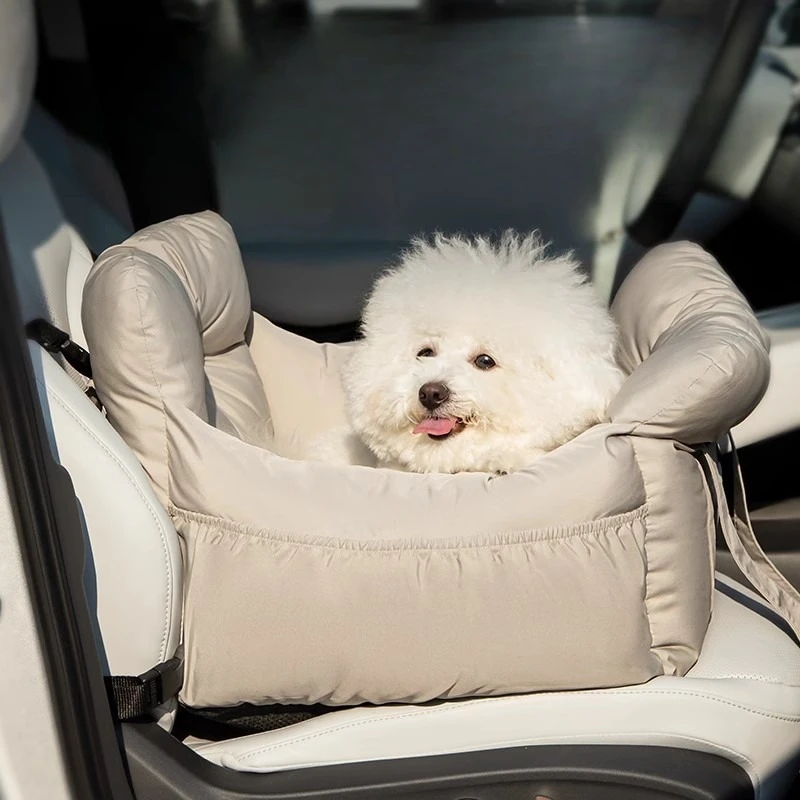 Asiento coche para perros y gatos pequeños – Transportable y lavable - imagen 2