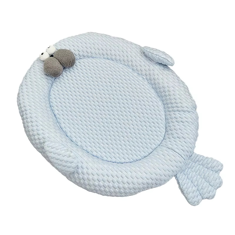Cama fresca transpirable con almohadilla de hielo para gatos y perros