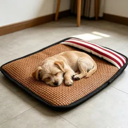 Alfombra refrescante para perros y gatos con almohada transpirable