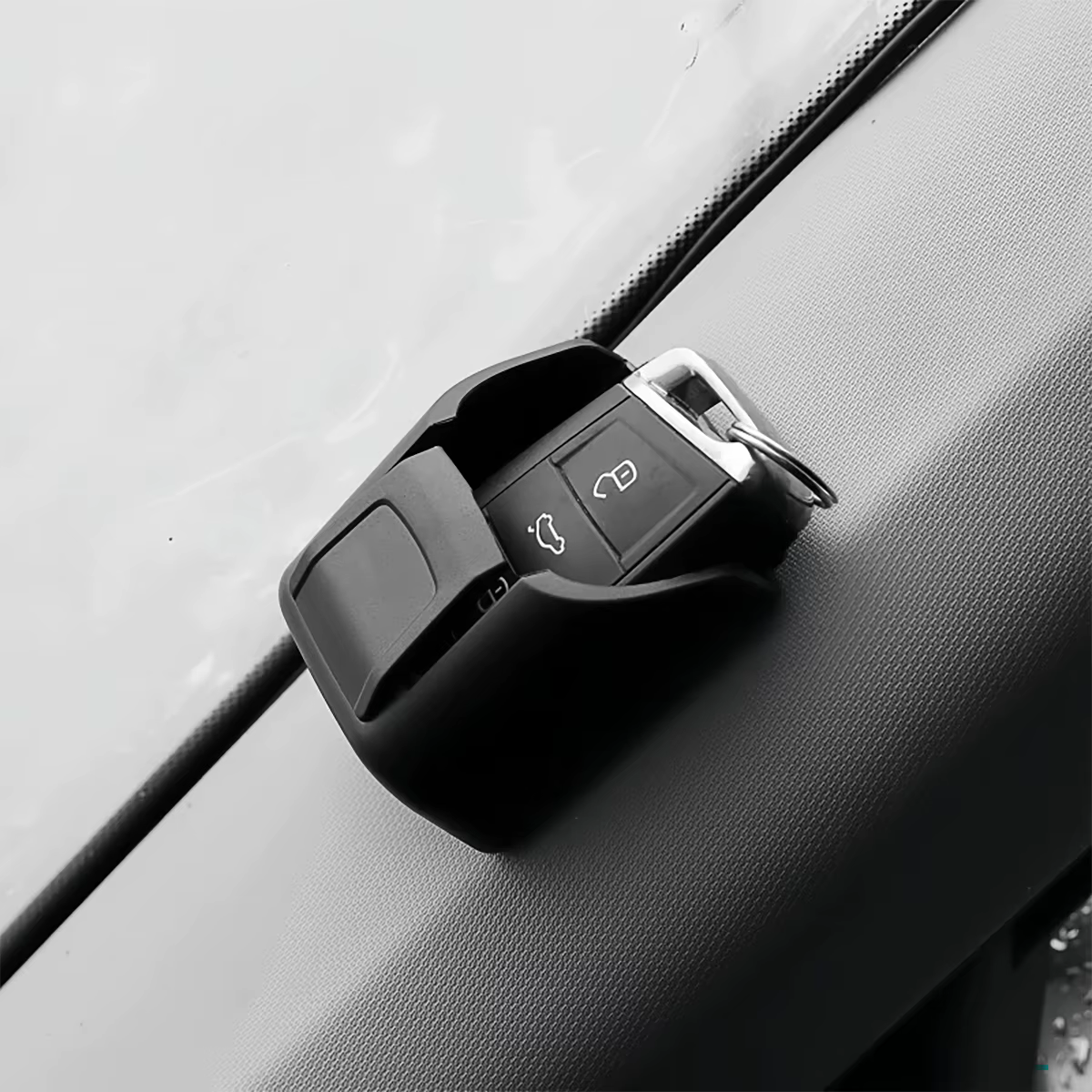 Caja organizadora para llaves y mando del coche con compartimento