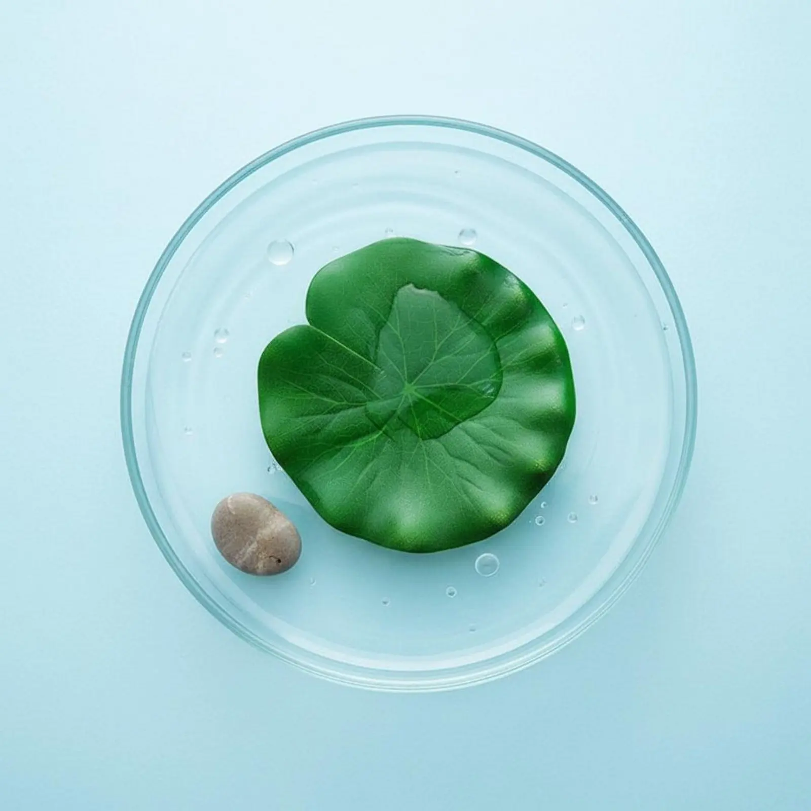 Plantas artificiales flotantes para estanques, decoración tortugas - imagen 3