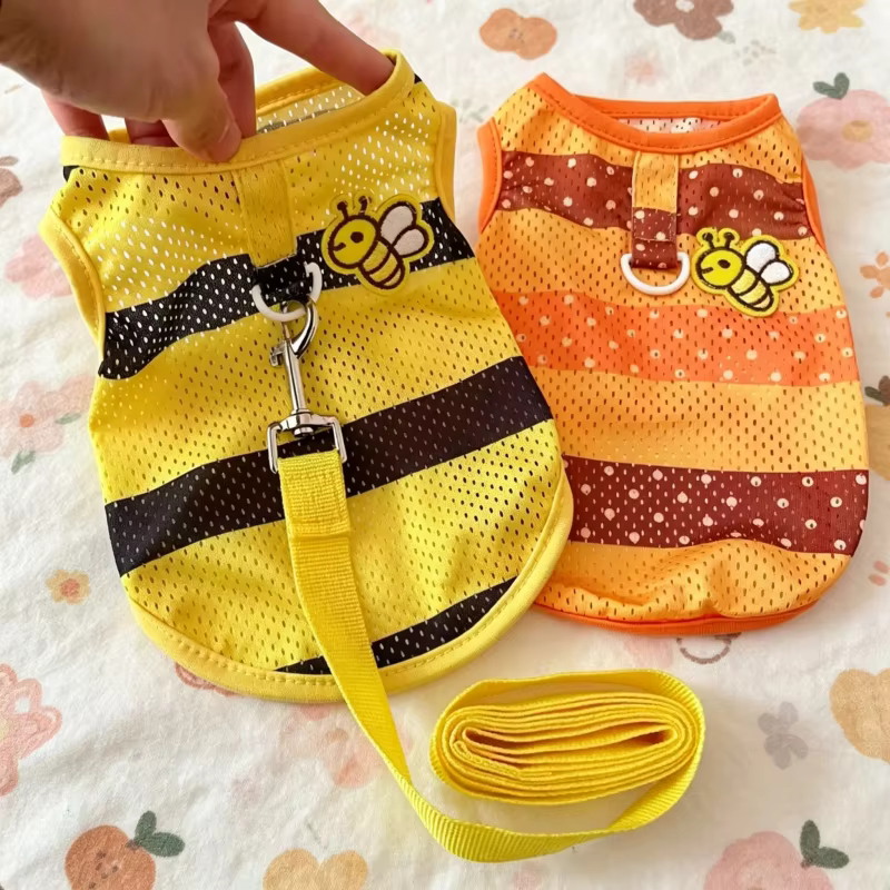 Chaleco de malla refrescante para perro Bichón con abejas - imagen 5
