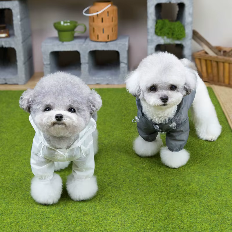 Impermeable chubasquero ligero para perros y gatos, 4 estaciones - imagen 2