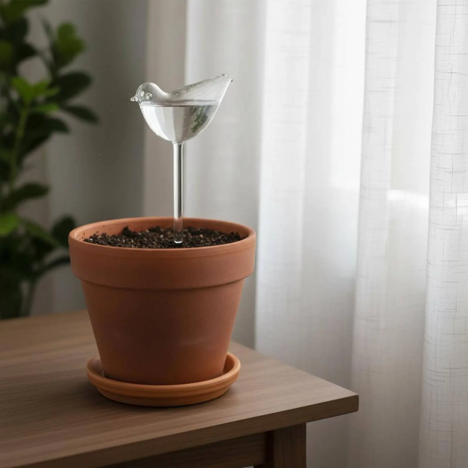 Globo de riego automático para plantas: sonda de vidrio artesanal - imagen 3
