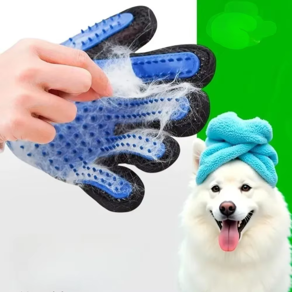 Guante quitapelos para perros y gatos con cepillo de masaje - imagen 3