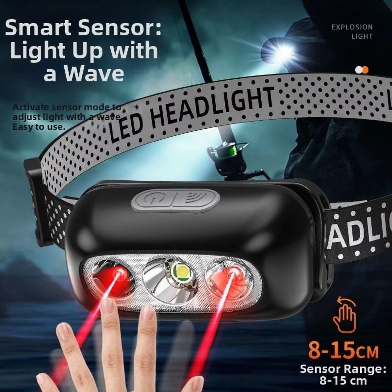 Faro LED recargable para pasear al perro – Impermeable y ajustable - imagen 4